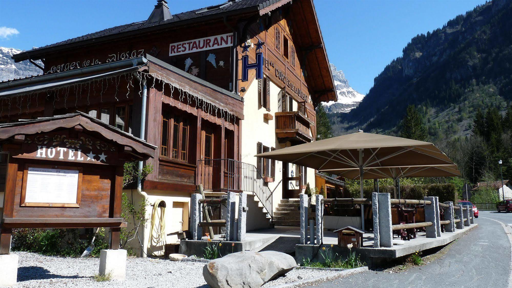 Auberge Des Gorges Servoz Exterior foto